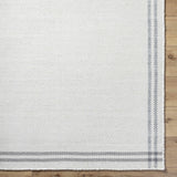 Nimue Cream & Charcoal Bordered Area Rug - Clearance - Ornate Home