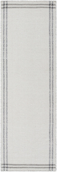 Nimue Cream & Charcoal Bordered Area Rug - Clearance - Ornate Home