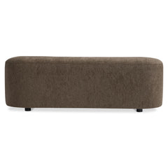 Nino Brown Fabric Bench - Ornate Home