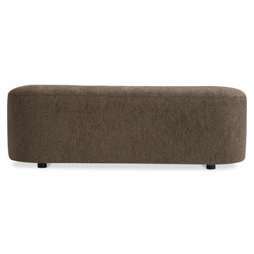 Nino Brown Fabric Bench - Ornate Home
