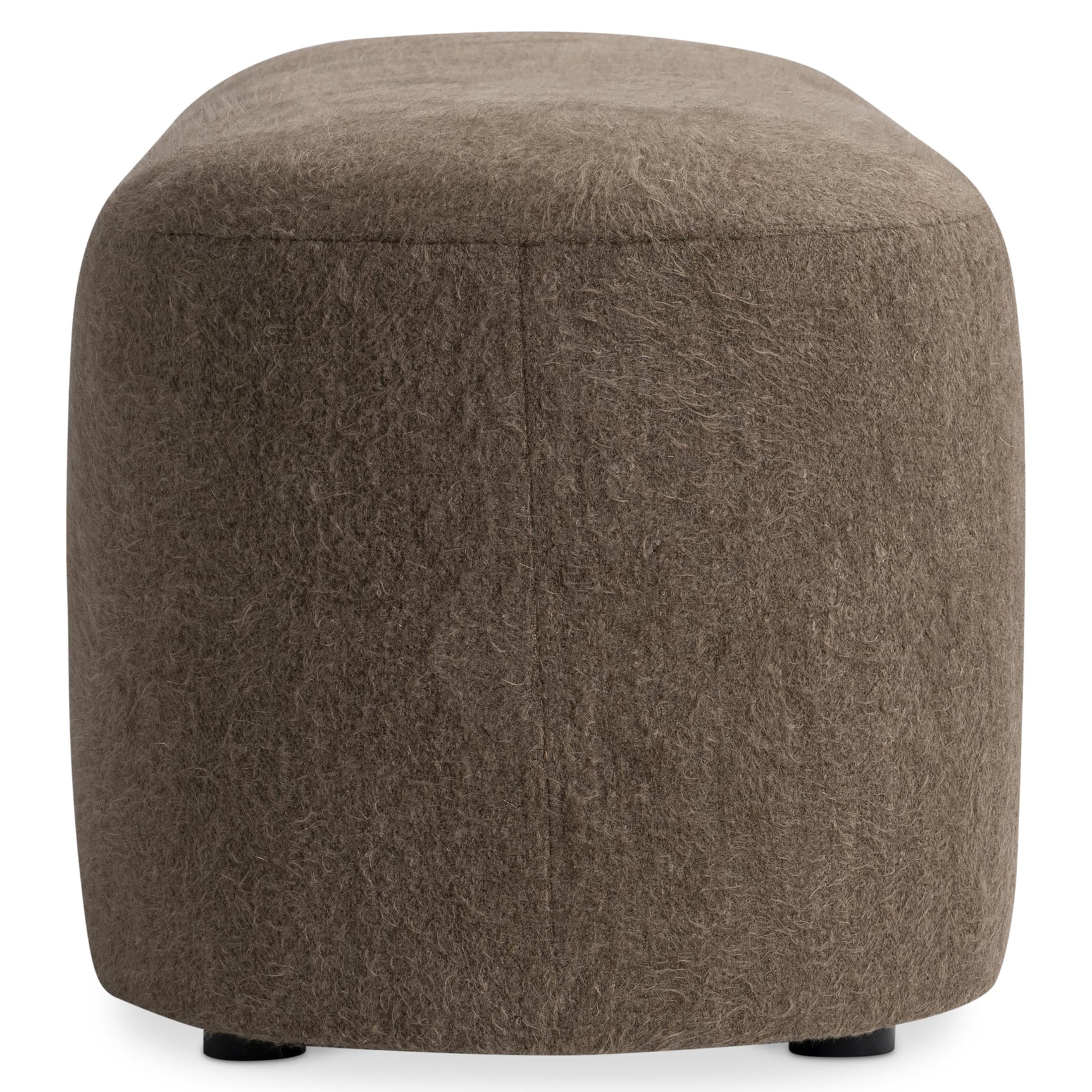 Nino Brown Fabric Bench - Ornate Home