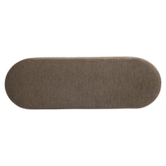 Nino Brown Fabric Bench - Ornate Home