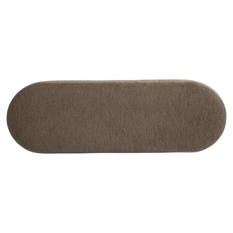 Nino Brown Fabric Bench - Ornate Home