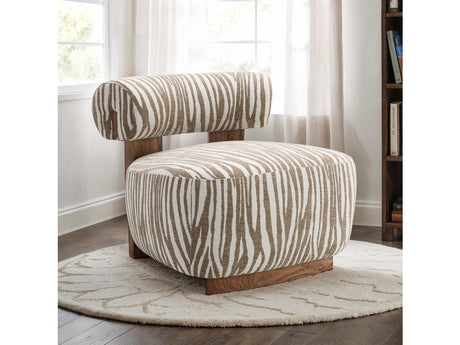 Niobe Beige Accent Chair - Ornate Home