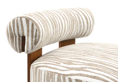 Niobe Beige Accent Chair - Ornate Home