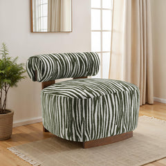 Niobe Green Accent Chair - Ornate Home
