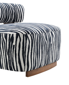 Niobe Midnight Blue Accent Chair - Ornate Home
