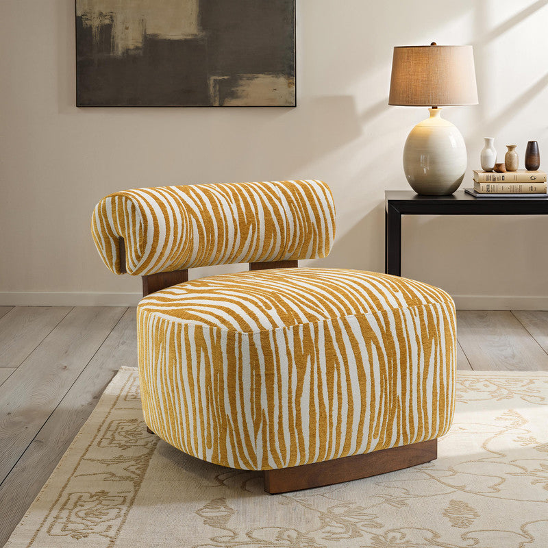 Niobe Yellow Accent Chair - Ornate Home
