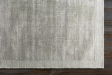 Niota Sheen Light Gray Premium Rug - Ornate Home