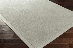 Niota Sheen Light Gray Premium Rug - Ornate Home