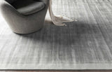 Niota Sheen Light Gray Premium Rug - Ornate Home