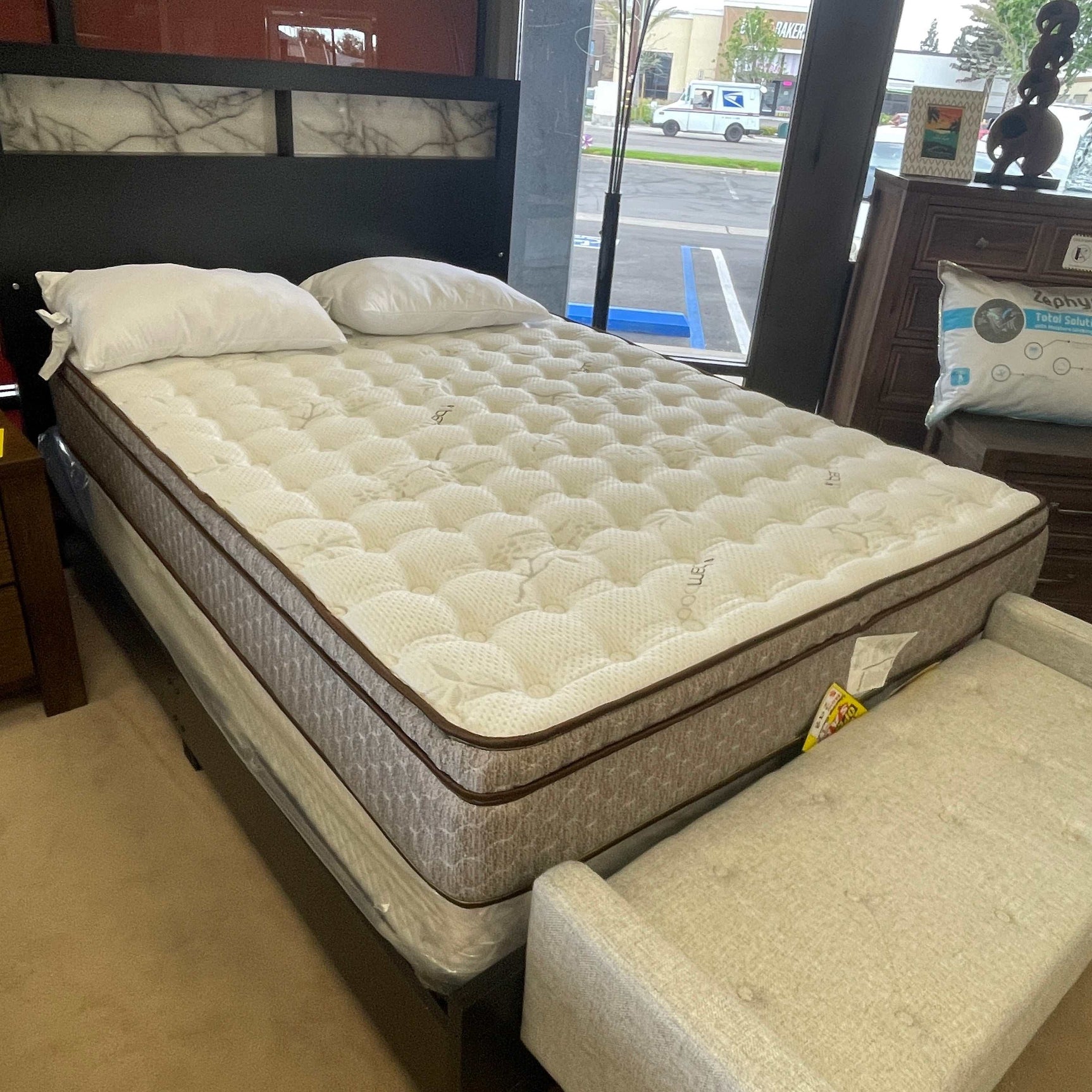 Nirvana #1 Box Pillow Top Mattress / Medium - Ornate Home