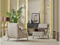 Nirvana Beige 4-pieces (2 Four Seat Sofa & 2 Chair) Living Room Set - Ornate Home
