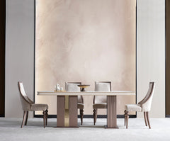 Nirvana Beige Dining Table - Ornate Home