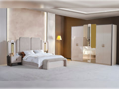 Nirvana Beige Wardrobe - Ornate Home