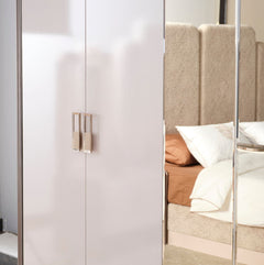 Nirvana Beige Wardrobe - Ornate Home