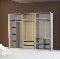 Nirvana Beige Wardrobe - Ornate Home