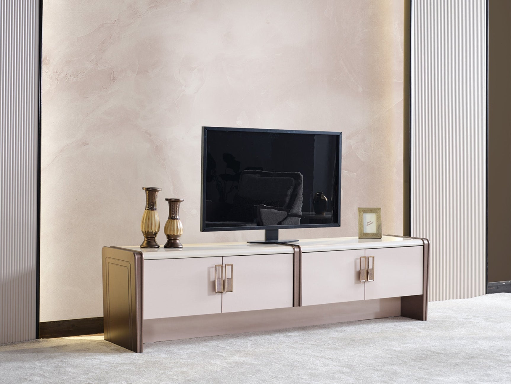 Nirvana Beige Tv Stand