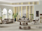 Nirvana Beige 4-pieces (2 Four Seat Sofa & 2 Chair) Living Room Set