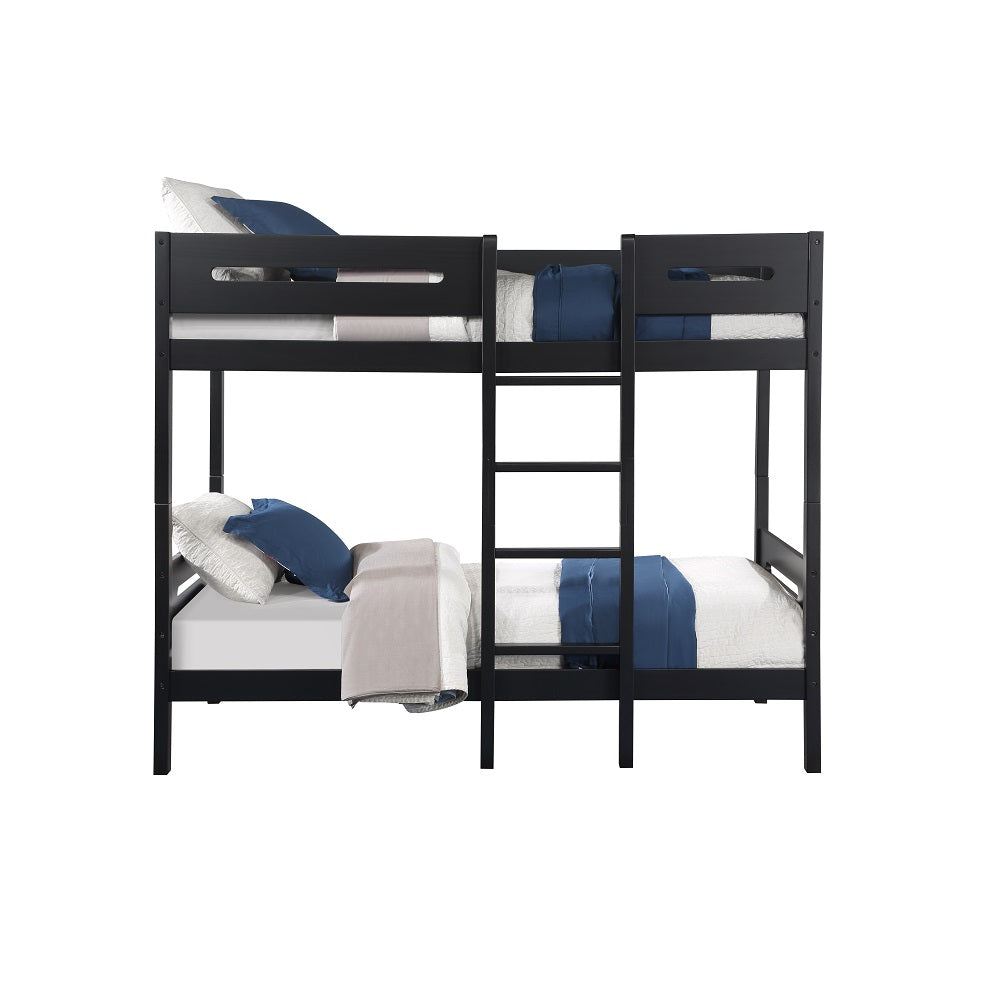 Nissa Black Bunk Bed - Ornate Home