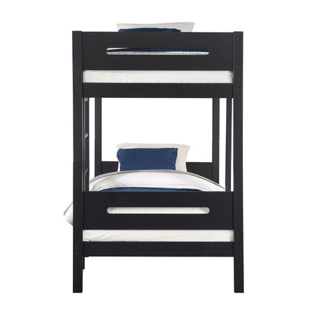 Nissa Black Bunk Bed - Ornate Home