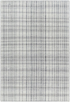 Nissa Blue Gray Checkered Area Rug - Clearance - Ornate Home