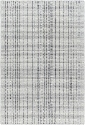 Nissa Blue Gray Checkered Area Rug - Clearance - Ornate Home