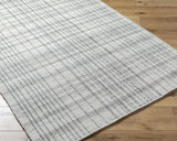Nissa Blue Gray Checkered Area Rug - Clearance - Ornate Home