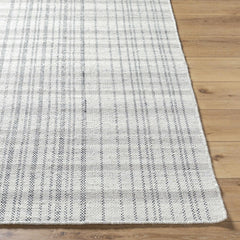 Nissa Blue Gray Checkered Area Rug - Clearance - Ornate Home
