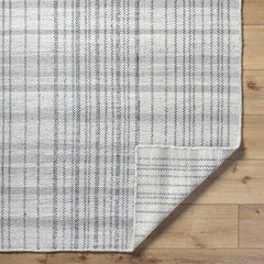 Nissa Blue Gray Checkered Area Rug - Clearance - Ornate Home