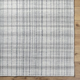 Nissa Blue Gray Checkered Area Rug - Clearance - Ornate Home