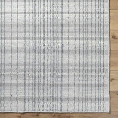 Nissa Blue Gray Checkered Area Rug - Clearance - Ornate Home