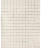 Nissa Cream Checkered Wool Rug - Ornate Home
