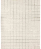 Nissa Cream Checkered Wool Rug - Ornate Home
