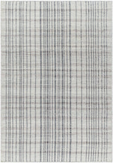 Nissa Gray Blue Checkered Wool Rug - Clearance - Ornate Home
