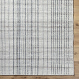 Nissa Gray Blue Checkered Wool Rug - Clearance - Ornate Home