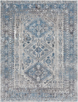 Nisula Traditional Blue Rug - Ornate Home