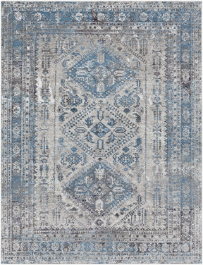 Nisula Traditional Blue Rug - Ornate Home