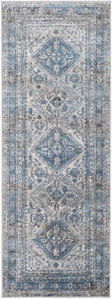 Nisula Traditional Blue Rug - Ornate Home