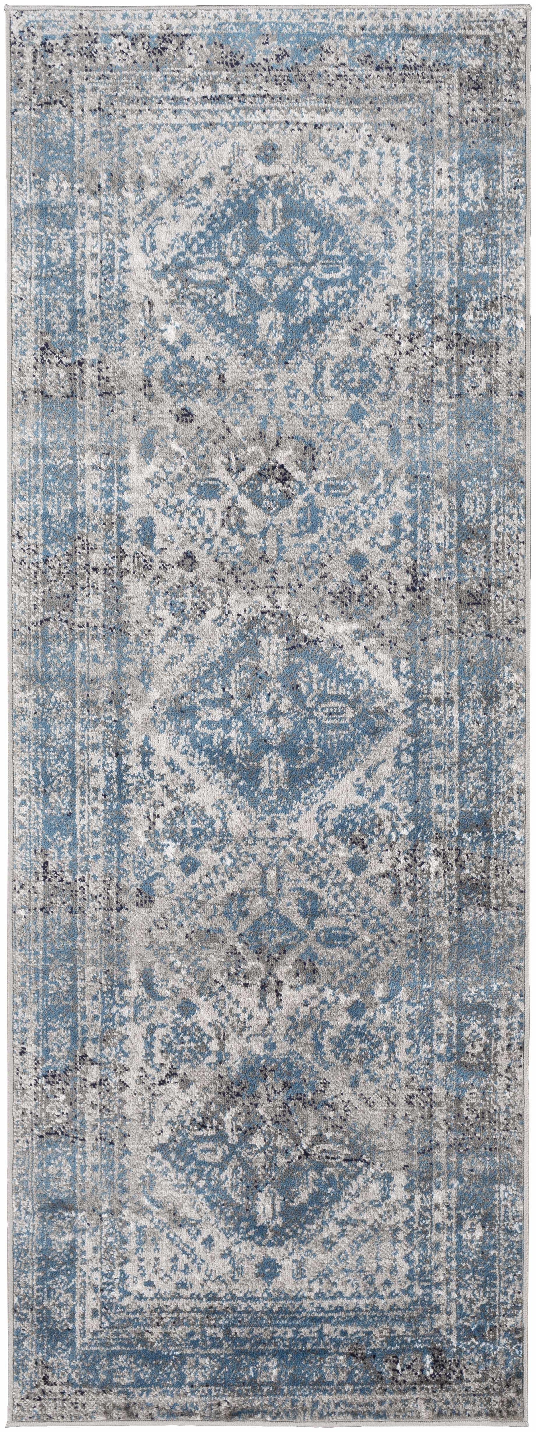 Nisula Traditional Blue Rug - Ornate Home