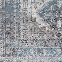 Nisula Traditional Blue Rug - Ornate Home