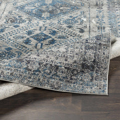 Nisula Traditional Blue Rug - Ornate Home