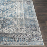 Nisula Traditional Blue Rug - Ornate Home