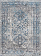 Nisula Traditional Blue Rug - Ornate Home