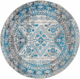 Nisula Traditional Blue Rug - Ornate Home