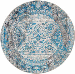 Nisula Traditional Blue Rug - Ornate Home