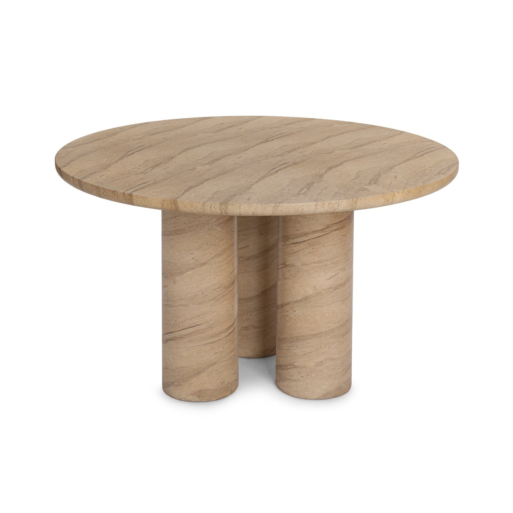 Niva Warm Sandstone Outdoor Dining Table - Ornate Home