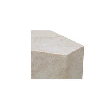 Nix Cream Outdoor Side Table - Ornate Home