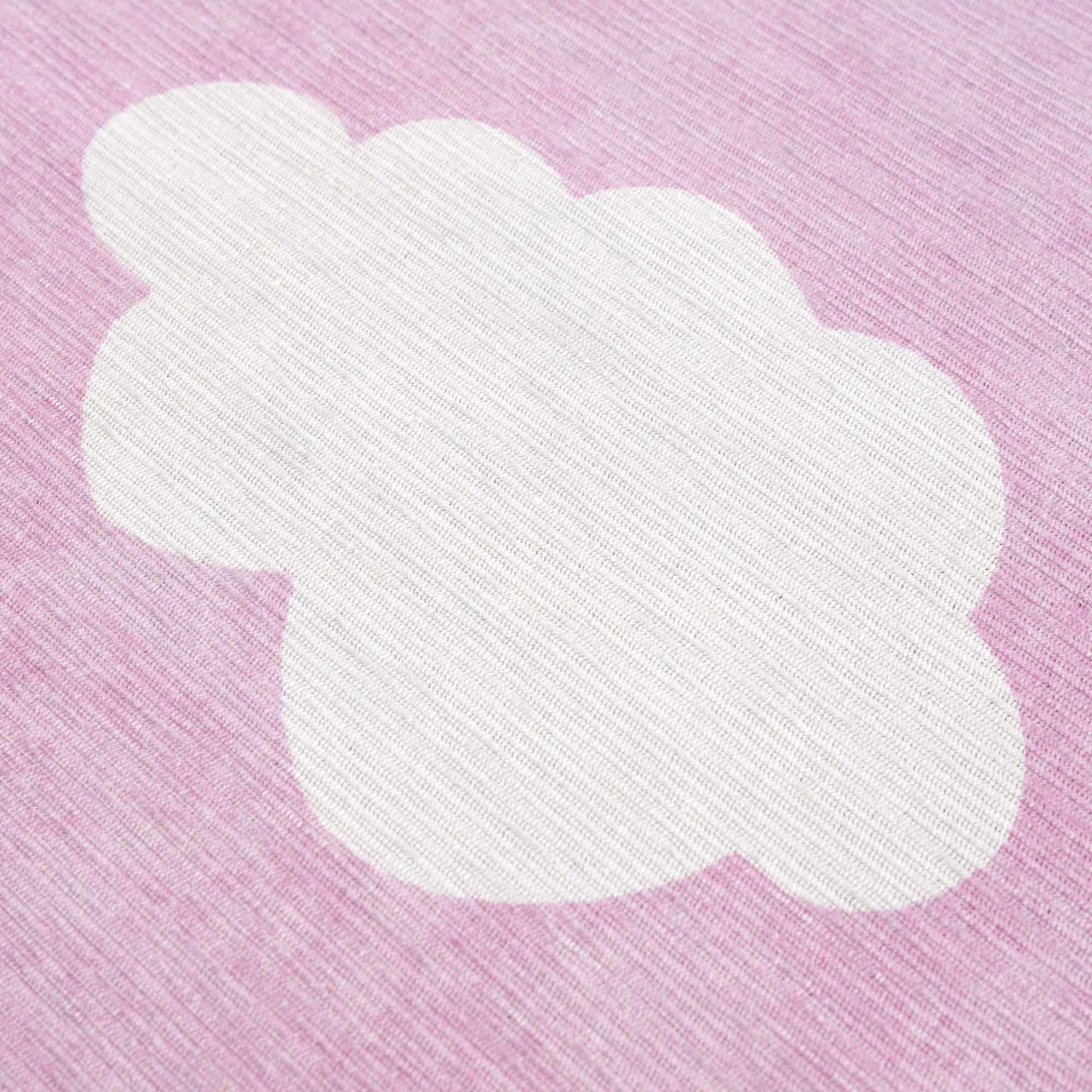 Nizar Pink Cloud Washable Kids Rug - Clearance - Ornate Home
