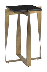 Noara Black & Brass Accent Table - Ornate Home